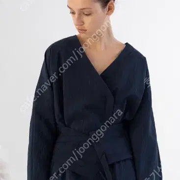 [BUNJANG] LE17SEPTEMBRE Belted Long Dress / LE17SEPTEMBRE 벨티드 롱원피스