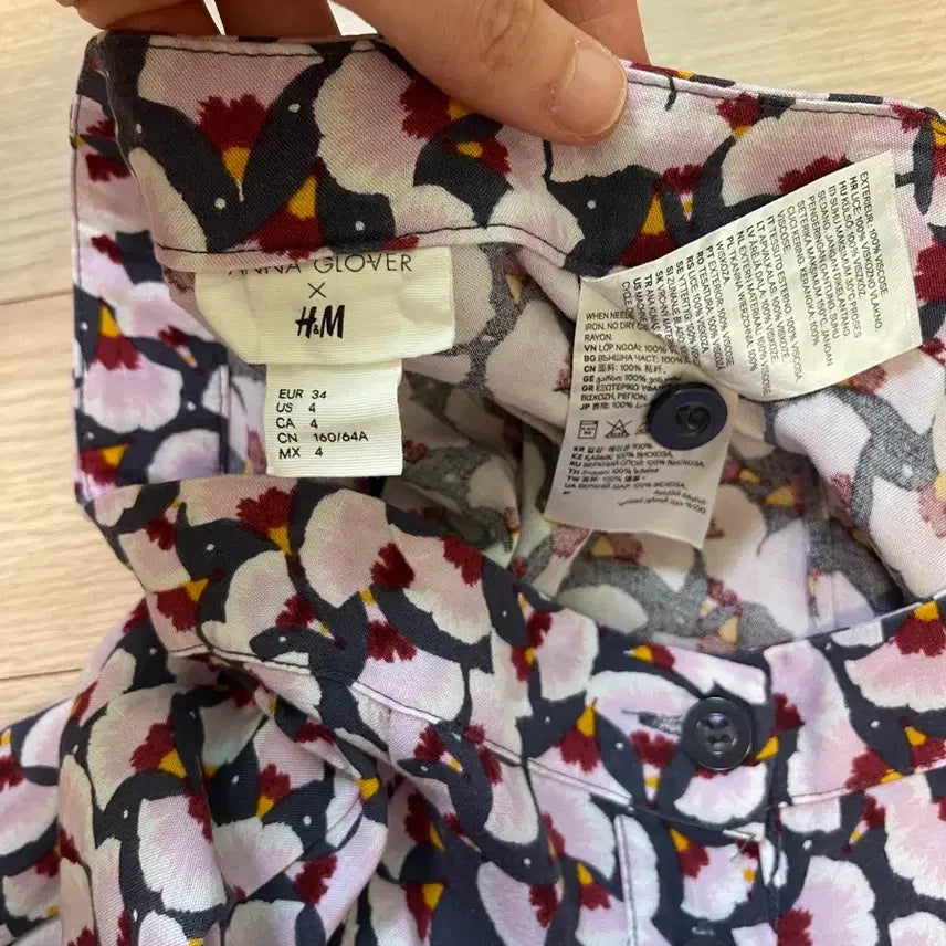 [BUNJANG] H&amp;M Anna Glover Floral Long Skirt / H&amp;M x Anna Glover 플라워 롱 스커트 사이즈 34(4)