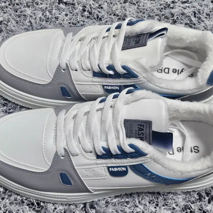 [BUNJANG] Fashion Winter Fur Lined Sneakers / 패션 겨울 퍼 안감 운동화 스니커즈