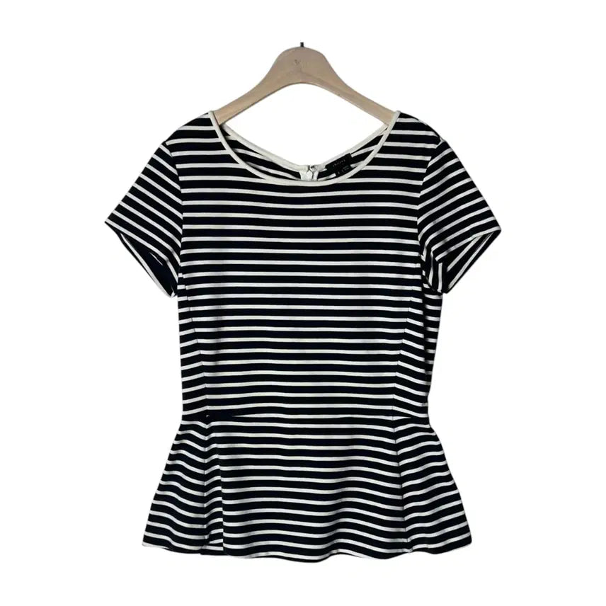 [BUNJANG] Theory Stripe Short Sleeve T-shirt / [theory] 띠어리 스트라이프 반팔티셔츠