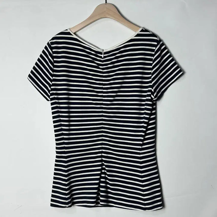 [BUNJANG] Theory Stripe Short Sleeve T-shirt / [theory] 띠어리 스트라이프 반팔티셔츠