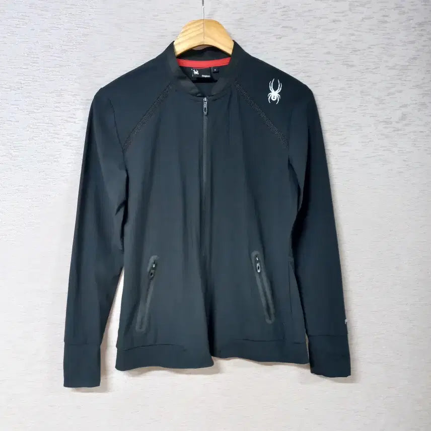 [BUNJANG] Spider Black Zip-Up Jacket / B4-21/스파이더 블랙 집업자켓