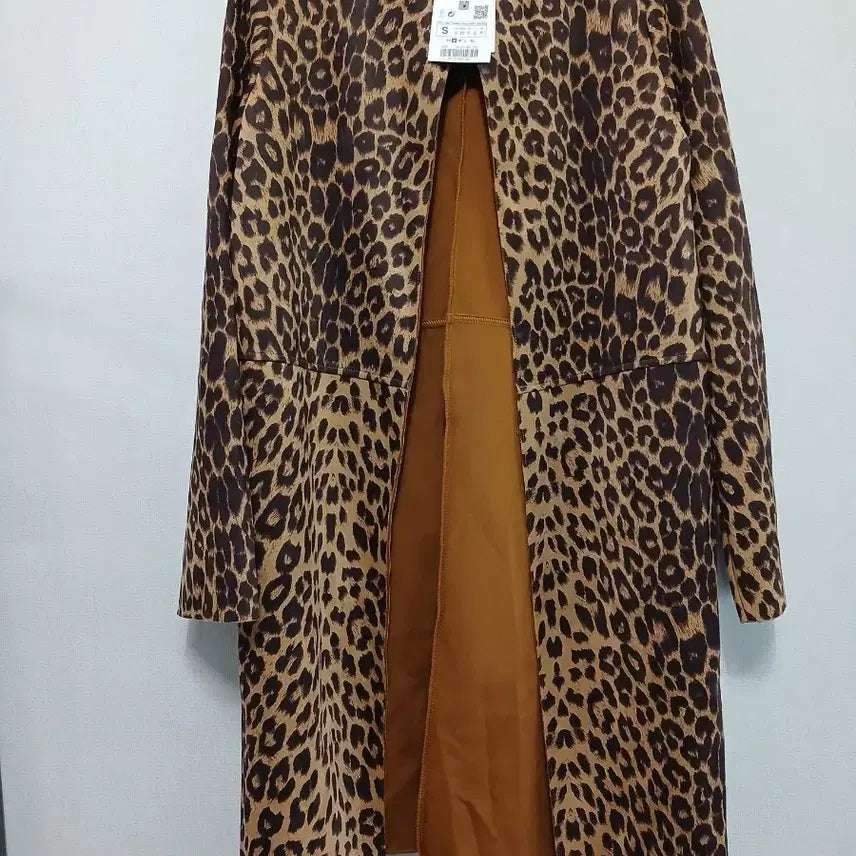 [BUNJANG] ZARA Leopard Long Coat S Size / 자라 레오파드 롱 코트 S 사이즈