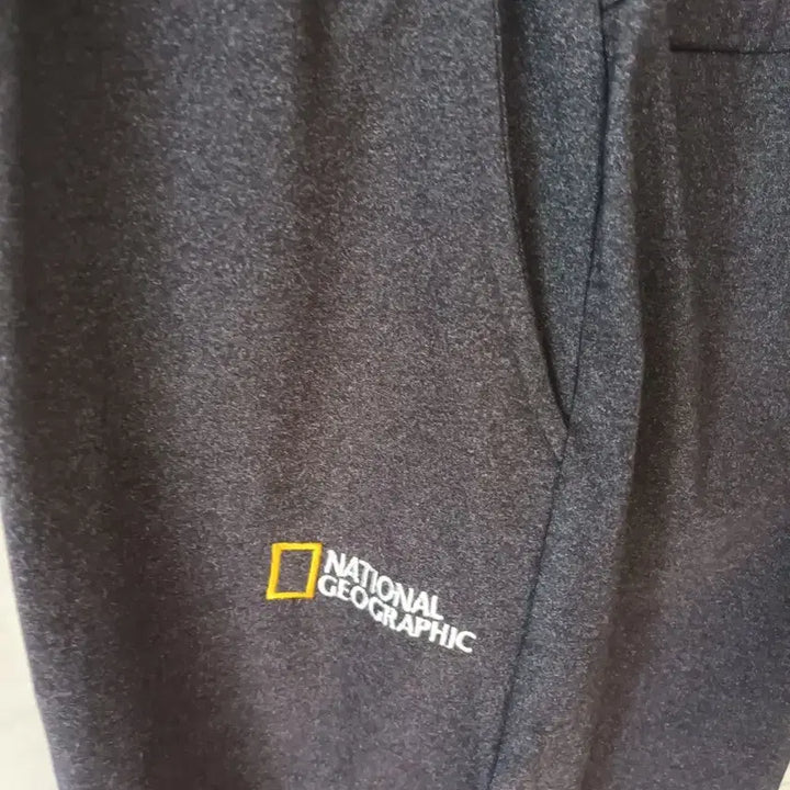 [BUNJANG] National Geographic Charcoal Gray Cotton Jogger Pants / 내셔널지오그래픽 춘추용 조거타잎 면바지 L 새상품 차콜그레이색