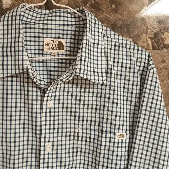 [SOLD OUT] 노스페이스 체크 남방 긴팔 셔츠