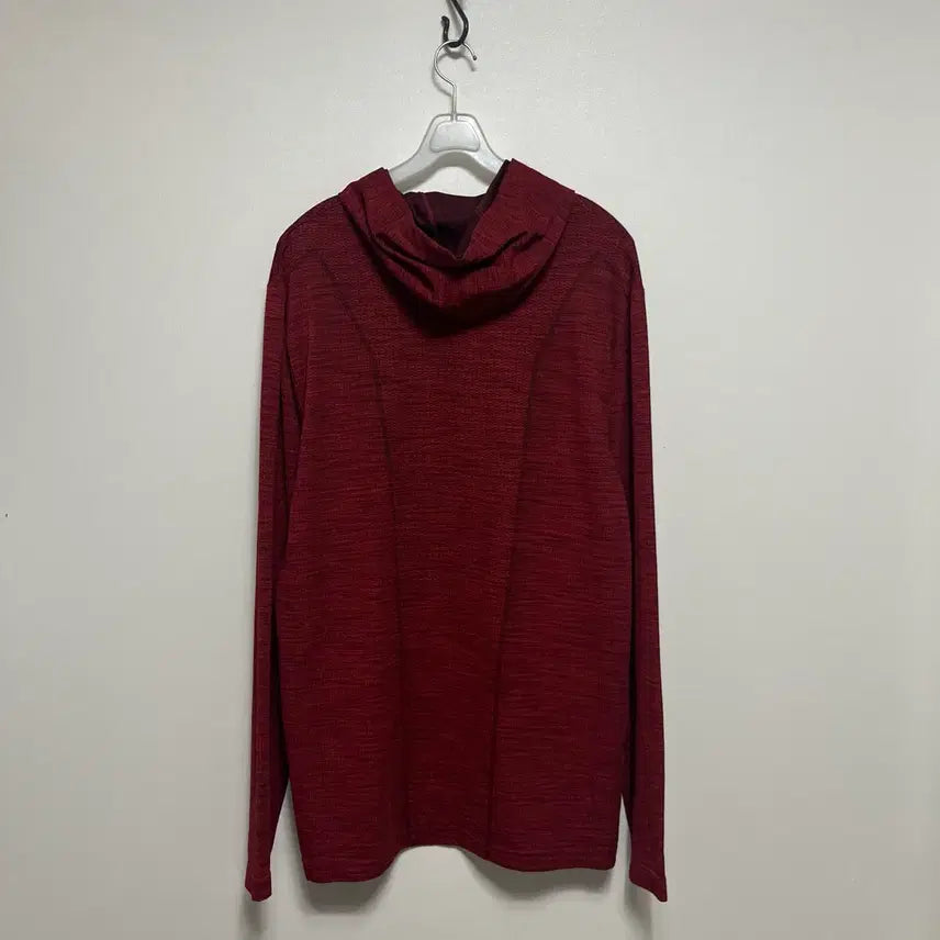 [SOLD OUT] 언더아머 레드 후드 기능성 긴팔 L