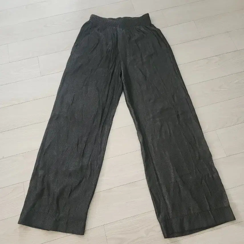 [BUNJANG] Papaya Summer Black Wide Denim Pants / 파파야 여름블랙 와이드 데님 F