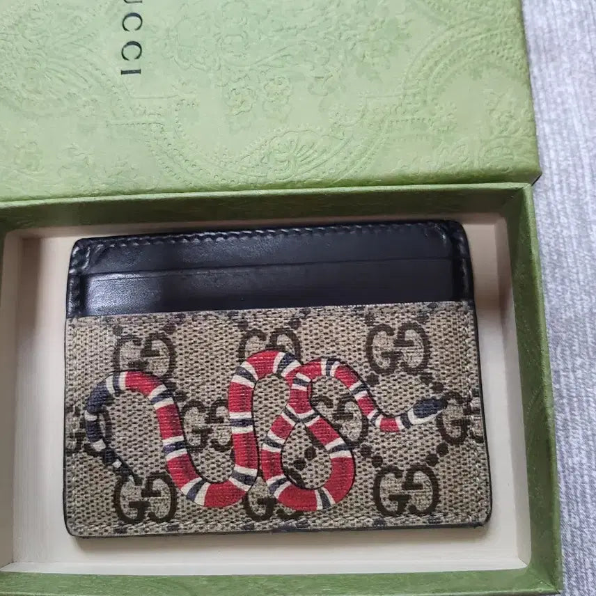 [BUNJANG] Gucci GG Snake Card Wallet / 구찌 GG 스네이크 카드지갑