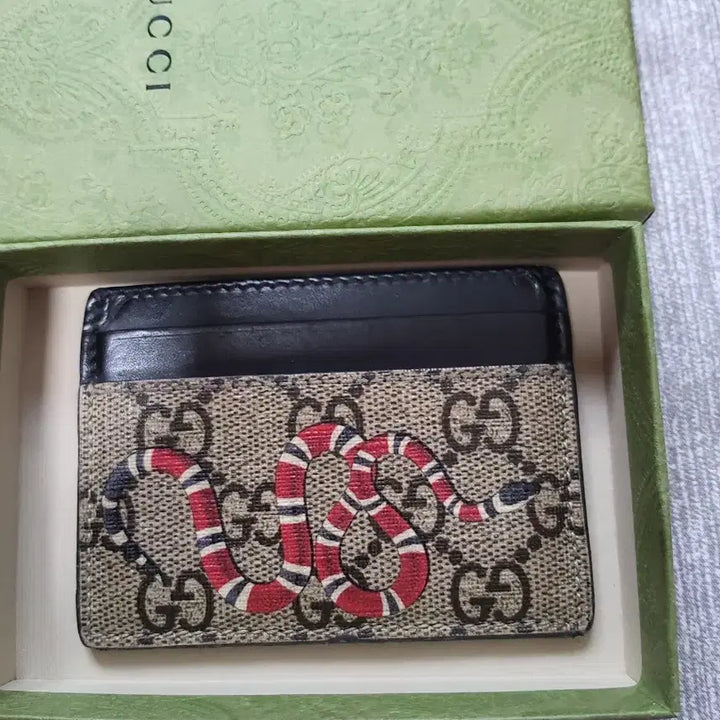 [BUNJANG] Gucci GG Snake Card Wallet / 구찌 GG 스네이크 카드지갑
