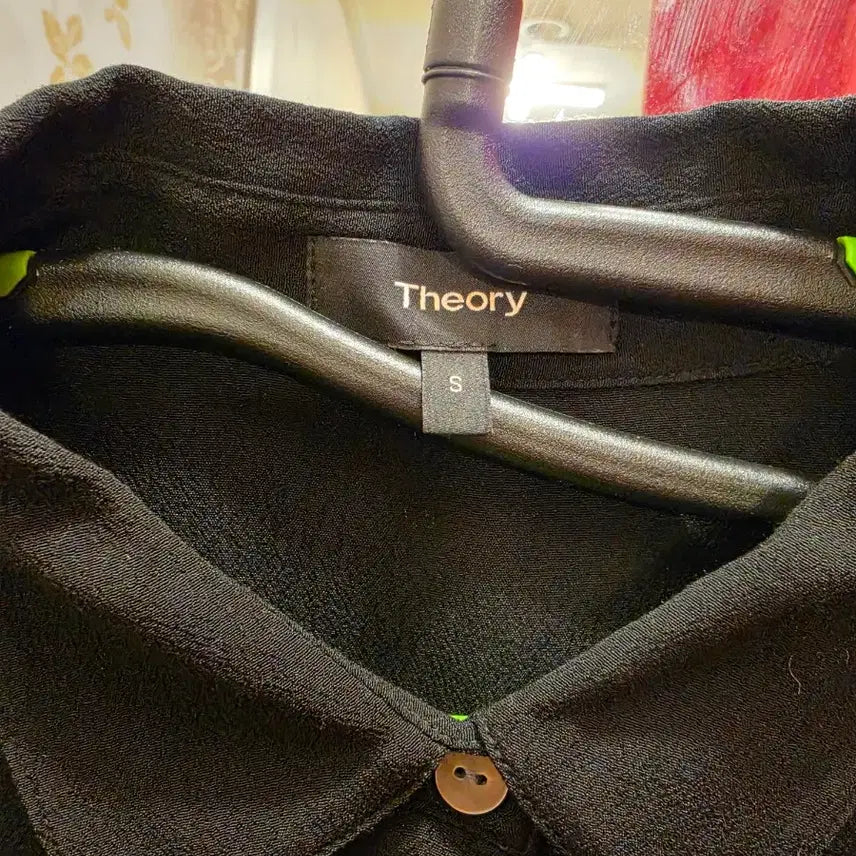 [SOLD OUT] 7/49 Theory 띠어리 블랙 롱 셔츠 원피스