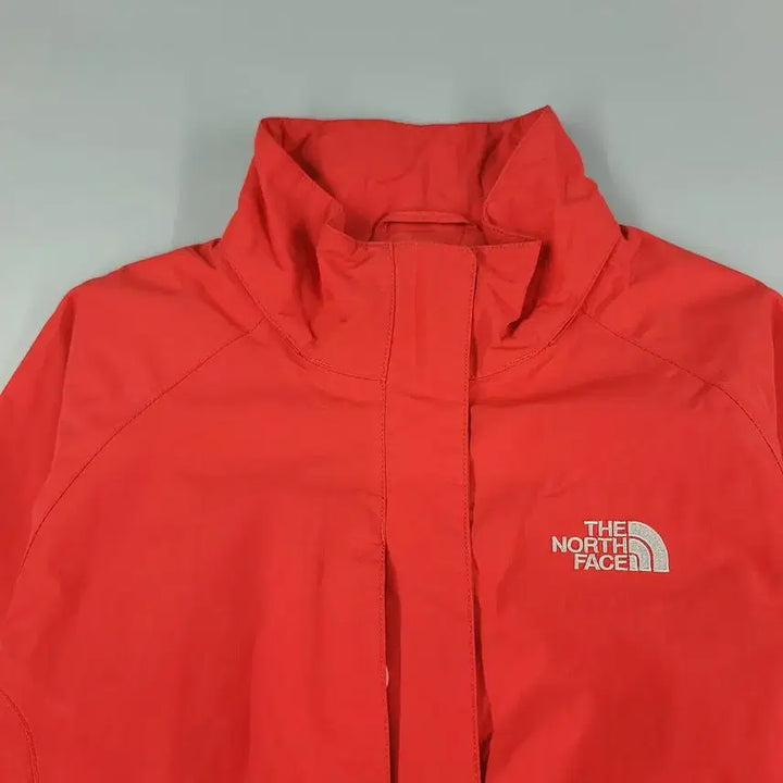 [BUNJANG] The North Face Gloria Reglan Hyvent Nylon Windbreaker Jacket / 노스페이스 레드 그레이 로고 레글런 하이벤트 글로리아 나일론 바람막이 S