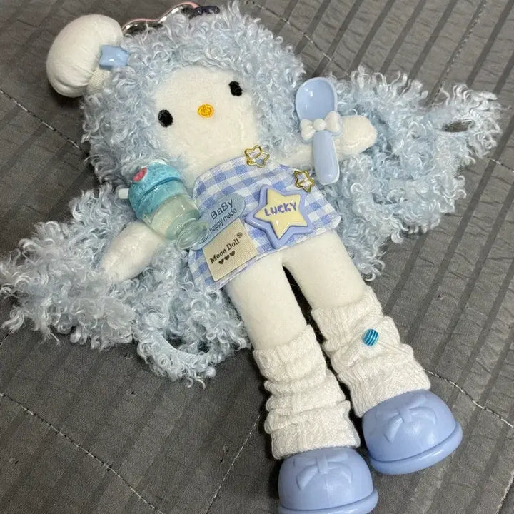 [BUNJANG] Chef Poggle Long Legs Kitty Keychain / 요리사 뽀글이 롱다리 키티