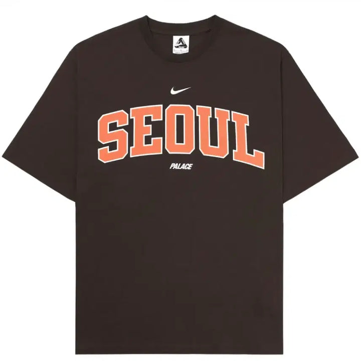 [BUNJANG] Palace x Nike Collaboration T-Shirt Brown 25FW XL / 팔라스 x 나이키 샵 티셔츠 홍대 브라운 - 25FW [XL]