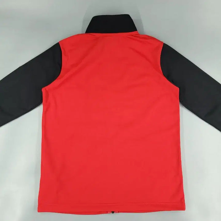 [BUNJANG] Nike Futura Logo Track Top / 나이키 레드 블랙 화이트 배색 퓨추라로고 라이닝 스탠다드핏 기모 트랙탑