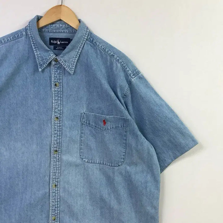 [SOLD OUT] Xxl 폴로 데님 셔츠