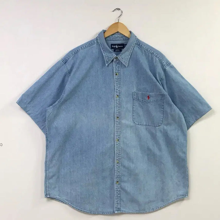 [SOLD OUT] Xxl 폴로 데님 셔츠