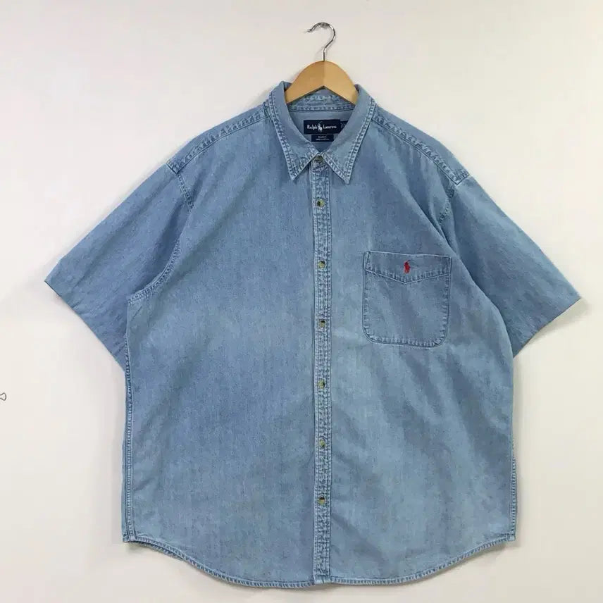 [SOLD OUT] Xxl 폴로 데님 셔츠