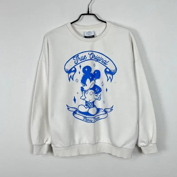 [BUNJANG] Frank Stone Mickey Mouse Fleece Sweatshirt / 프랭크스톤/미키마우스 기모 맨투맨 공용90 S/라덴