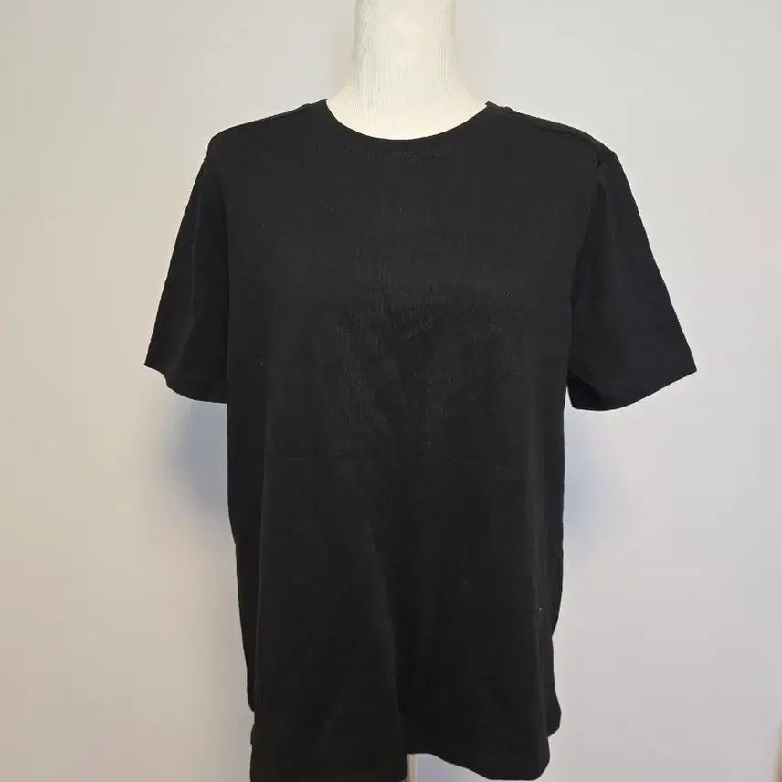 [BUNJANG] ZARA Basic Black Short Sleeve T-shirt / (S)새낭품 ZARA 무지 블랙 반팔 티셔츠