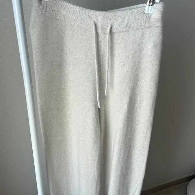 [BUNJANG] Wear Weather Roe Knit Pants - Pale Gray - Size 1 / 웨어웨더 로에 니트팬츠 페일그레이 1사이즈