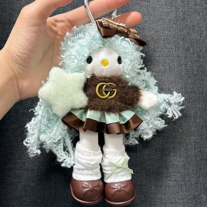 [SOLD OUT] 민트초코 뽀글이 롱다리 키티