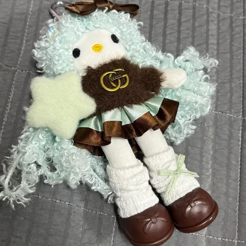 [SOLD OUT] 민트초코 뽀글이 롱다리 키티