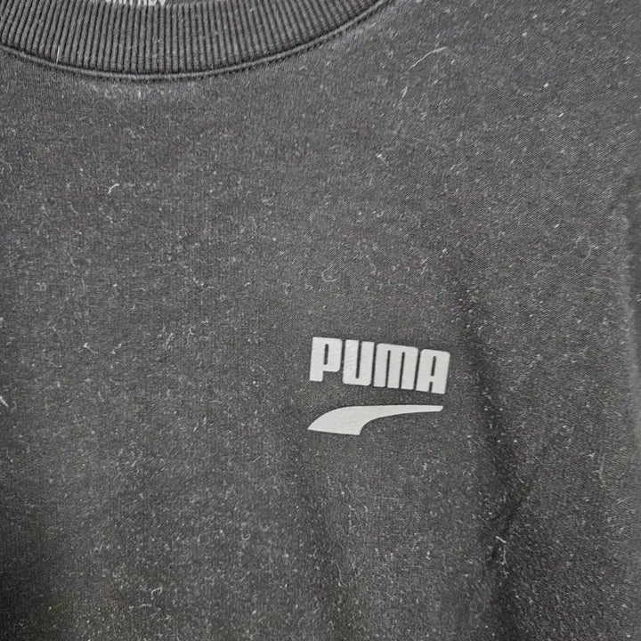 [BUNJANG] Puma Black Crewneck Sweatshirt / 푸마 블랙 맨투맨 티셔츠