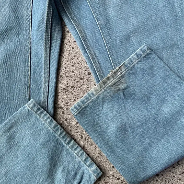 [BUNJANG] Carhartt WIP Double Knee Light Wash Jeans / 칼하트 wip 더블니 연청