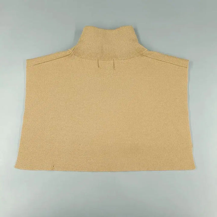 [BUNJANG] PEARLY GATES Beige Knitted Layered Fake Turtleneck / PEARLY GATES 파리게이츠 베이지 니티드 레이어드 페이크 폴라 W