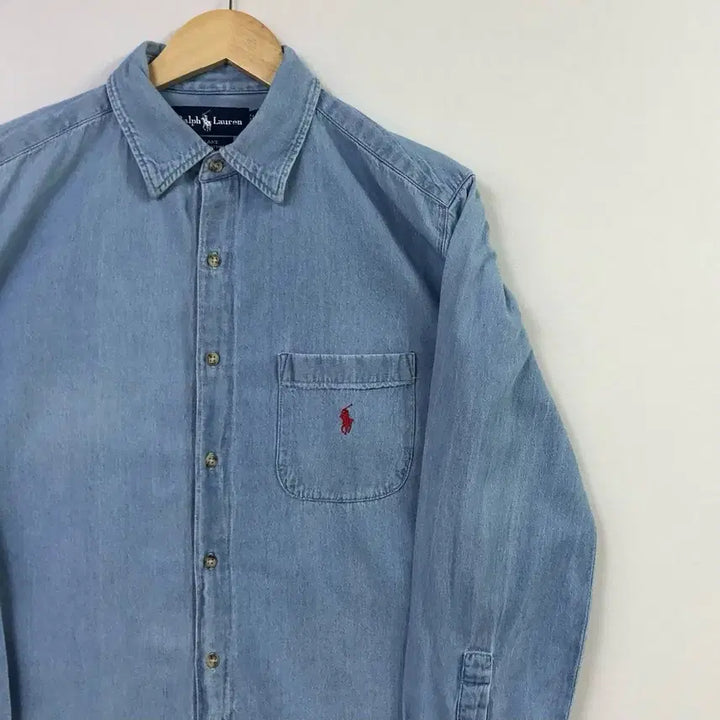 [SOLD OUT] L 폴로 데님 셔츠