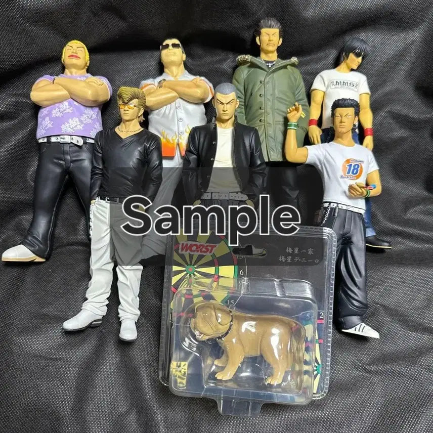[BUNJANG] Dive Crows Worst Umehoshi Family 8-Piece Figure Bundle Set / dive 크로우즈 워스트 우메호시 일가 8종 피규어 풀세트 일괄판매