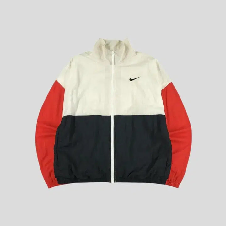 [SOLD OUT] 나이키 아이보리 블랙 레드 배색 스우시 로고 이너메쉬 올드스쿨 가오리핏