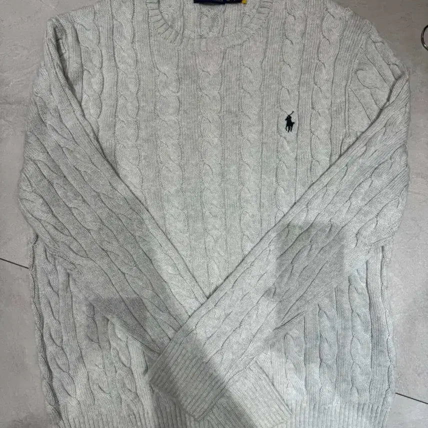 [BUNJANG] Polo Ralph Lauren Cable Knit Sweater / 폴로 랄프로렌 꽈베기 니트팝니다