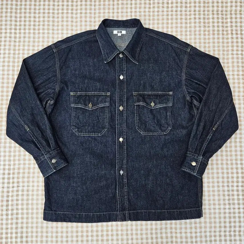 [BUNJANG] Uniqlo Oversized Denim Jacket Men&