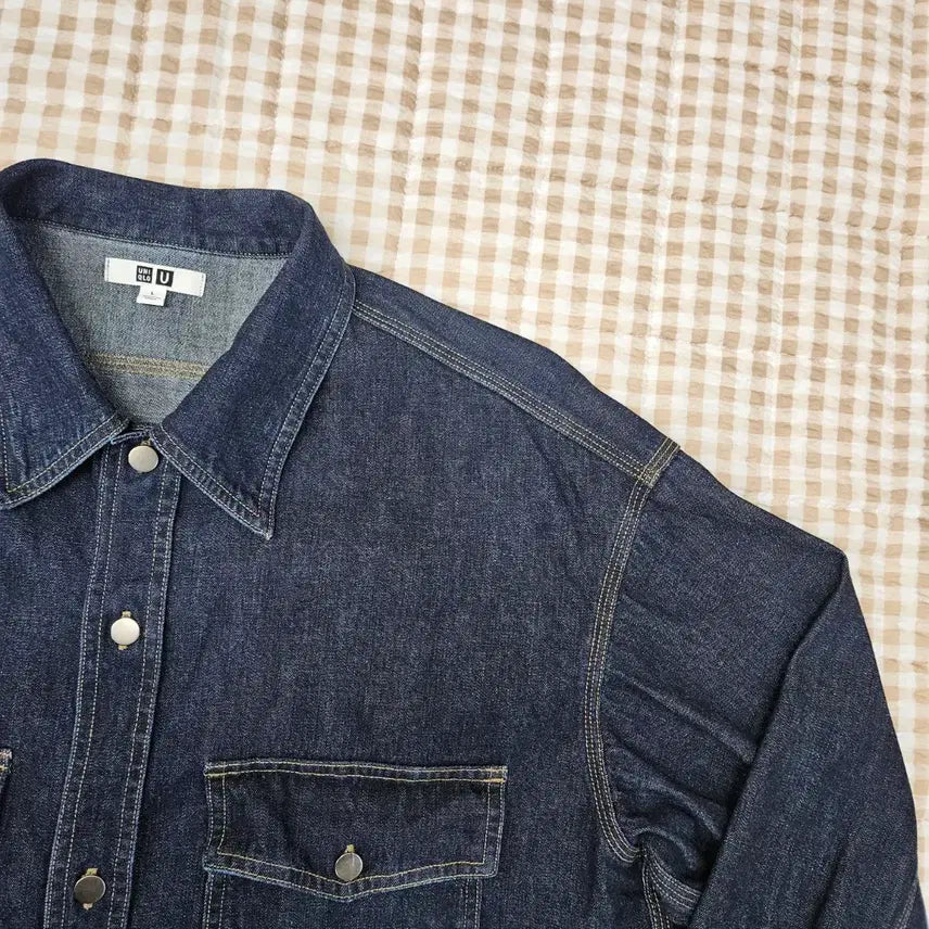 [BUNJANG] Uniqlo Oversized Denim Jacket Men&