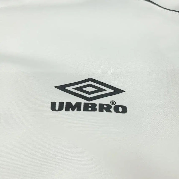 [BUNJANG] Umbro Raglan Reflective Tape Jacket / 엄브로 화이트 오렌지 블랙 배색 로고 리플렉티브 레글런 캥거루포켓 테이프