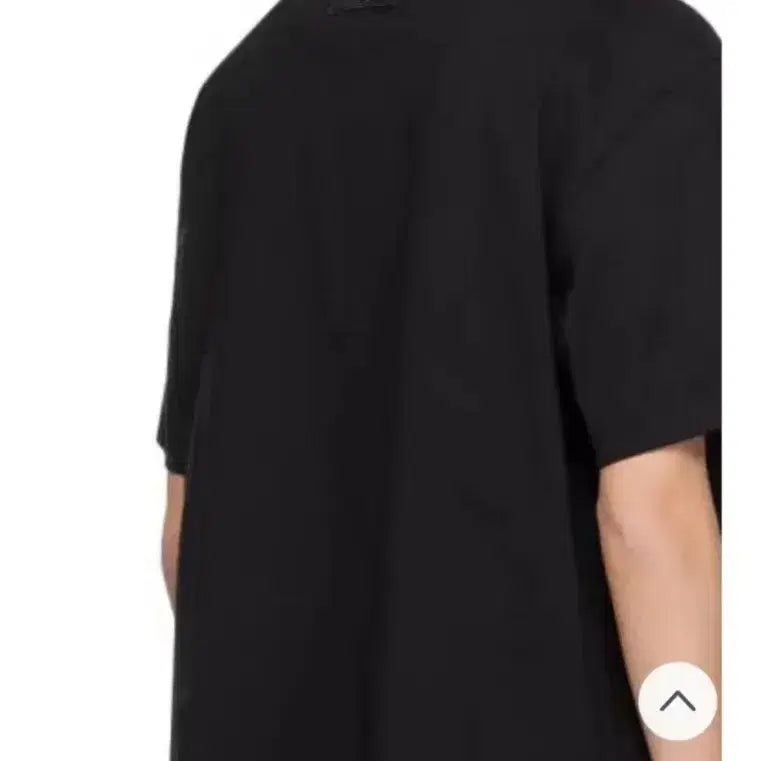 [SOLD OUT] 우영미 백 로고 레더 패치 오버핏 티셔츠 100  105