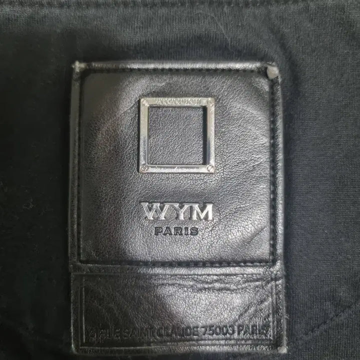 [SOLD OUT] 우영미 백 로고 레더 패치 오버핏 티셔츠 100  105