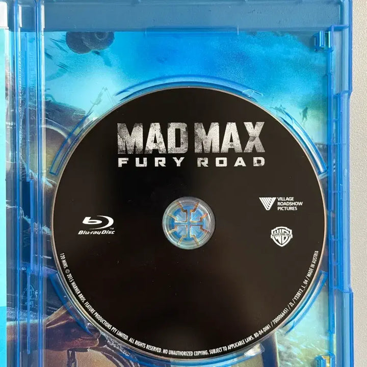 [BUNJANG] Mad Max: Fury Road Blu-ray Disc / 매드맥스 분노의 도로 블루레이 디스크