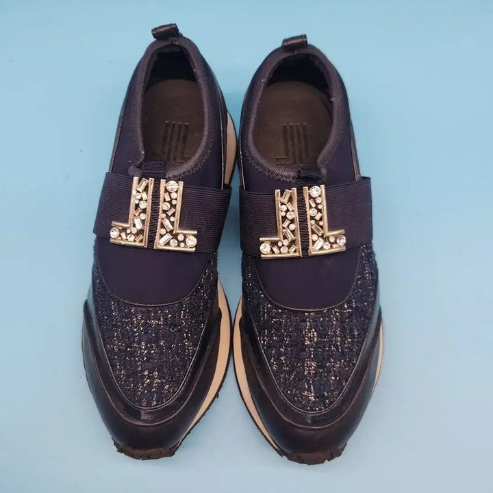 [BUNJANG] Lanvin Navy Slip-on 250 Shoes / oo 랑방 네이비 슬립온 250 굽6