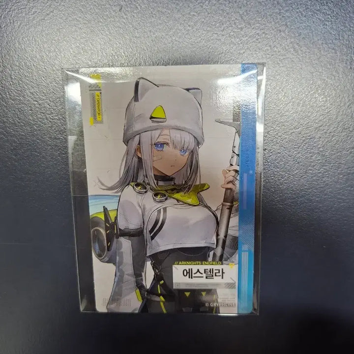 [SOLD OUT] 명일방주 엔드필드 gs25 콜라보 에스텔라 포토카드 포카 미사용 새제품