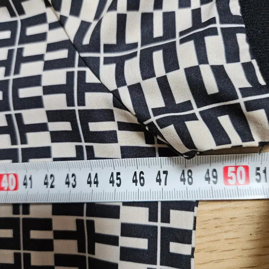 [BUNJANG] Patterned Short Sleeve Long Dress / 패턴 반팔 롱 원피스 66