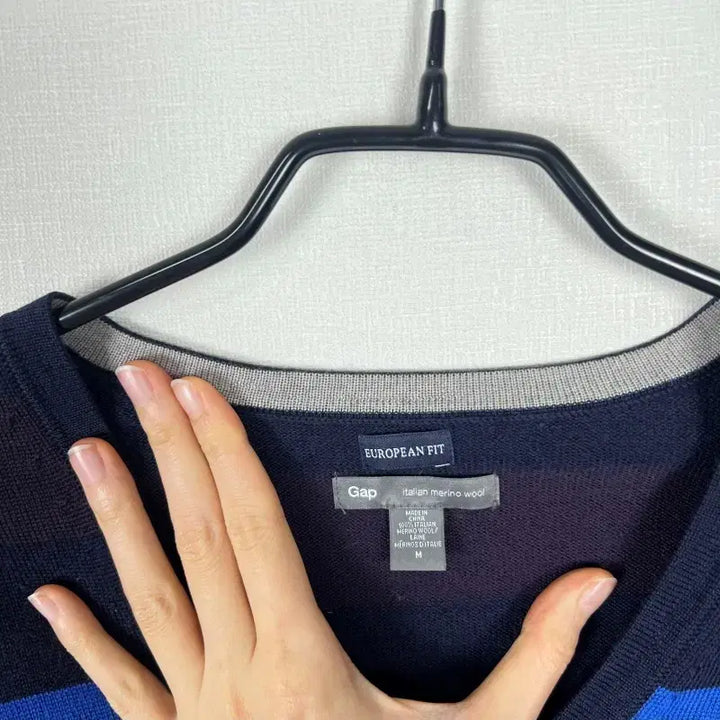 [BUNJANG] GAP Wool V-Neck Thin Knit Sweater / GAP 갭/울 브이넥 얇은 니트 남M/라덴