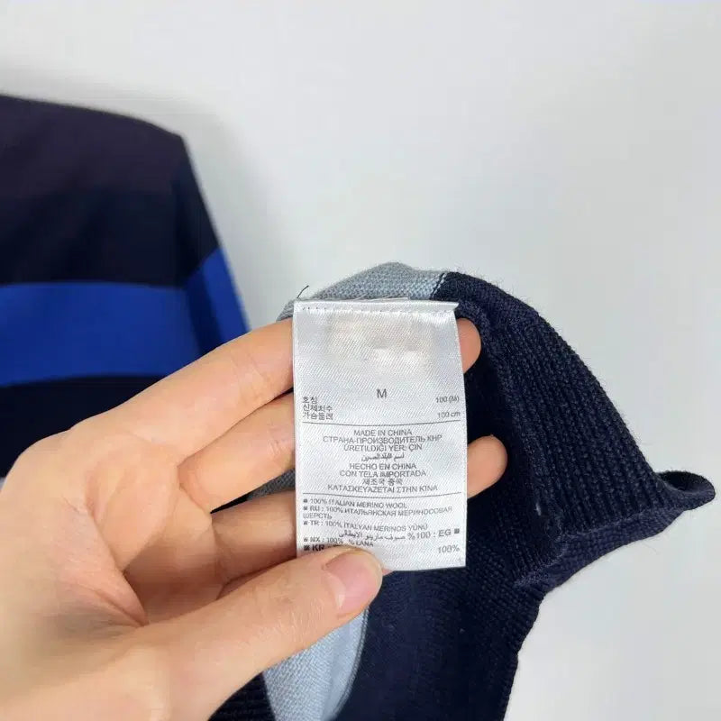 [BUNJANG] GAP Wool V-Neck Thin Knit Sweater / GAP 갭/울 브이넥 얇은 니트 남M/라덴