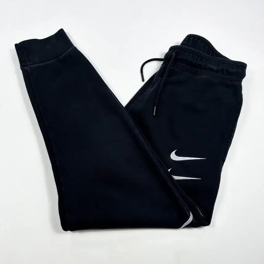 [BUNJANG] Nike Double Swoosh Sweat Jogger Pants Black (M) / (M) 나이키 더블스우시 스웻 조거팬츠 블랙