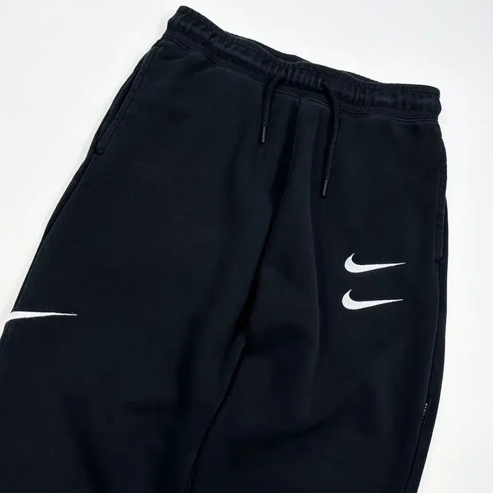 [BUNJANG] Nike Double Swoosh Sweat Jogger Pants Black (M) / (M) 나이키 더블스우시 스웻 조거팬츠 블랙