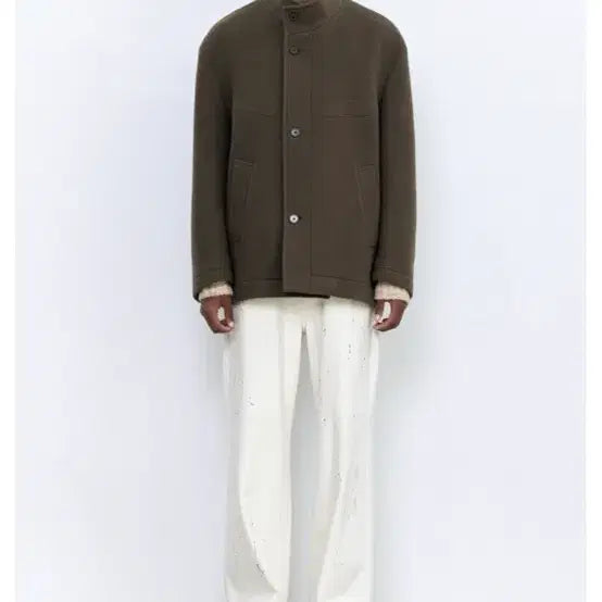 [BUNJANG] Zibbling Wool Half Coat Brown / [떨이급 급처] 지블링 울 하프 코트 BROWN