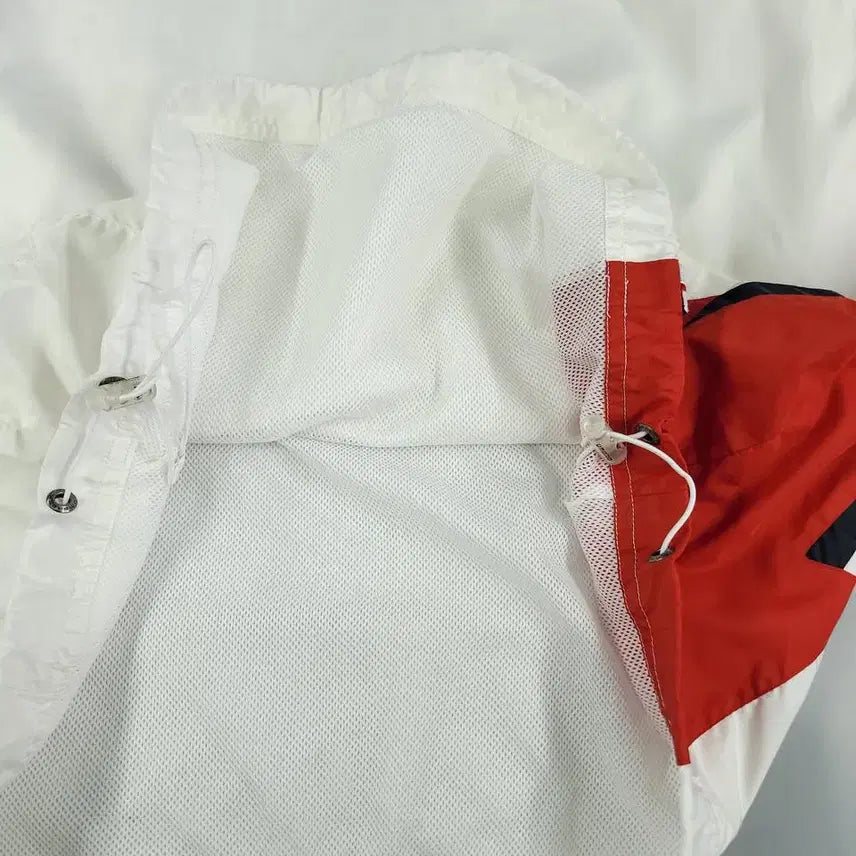[BUNJANG] Umbro England Logo Mesh Jersey Top / 엄브로 00s 화이트 레드 네이비 배색 로고 잉글랜드 가오리핏 이너메쉬