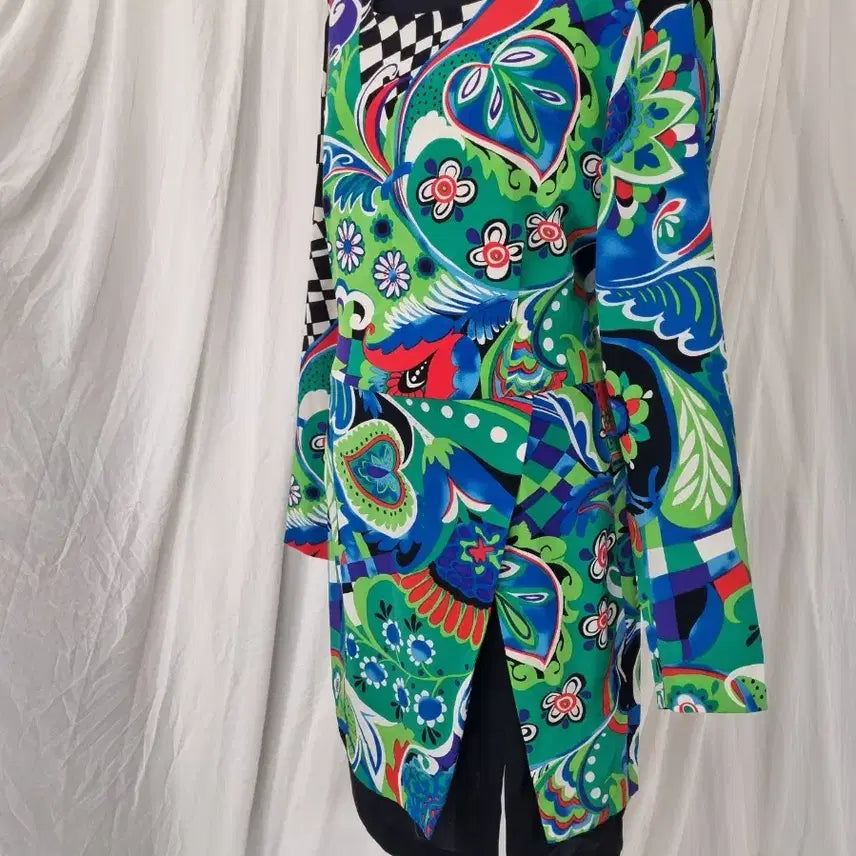 [BUNJANG] Vollbringen Vintage Retro Pattern Dress (S) / 일본빈티지 명품스타일 레트로 패턴 원피스 (S)