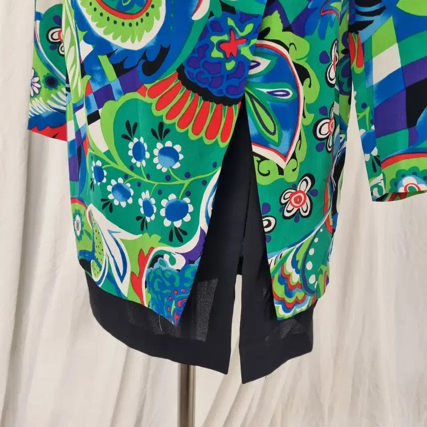 [BUNJANG] Vollbringen Vintage Retro Pattern Dress (S) / 일본빈티지 명품스타일 레트로 패턴 원피스 (S)